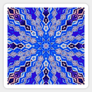 Blue mosaic Sticker